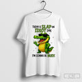 Today Is Slap An Idiot Day Im Gonna Be Busy Funny Alligator Posters White