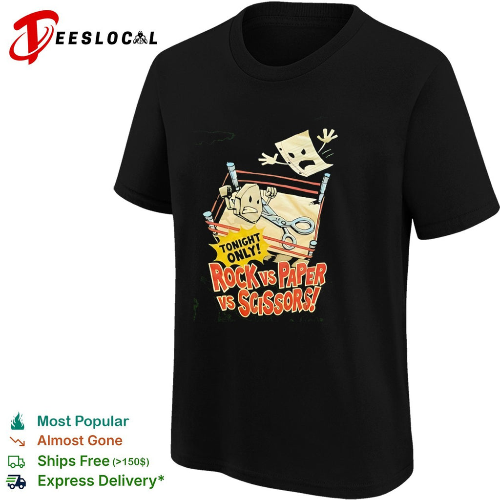 Tonight Only Rock vs Paper vs Scissors Game Night shirt