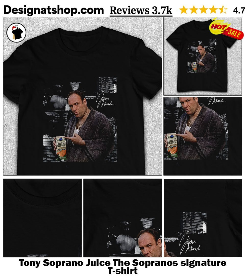 Tony Soprano Juice The Sopranos signature shirt