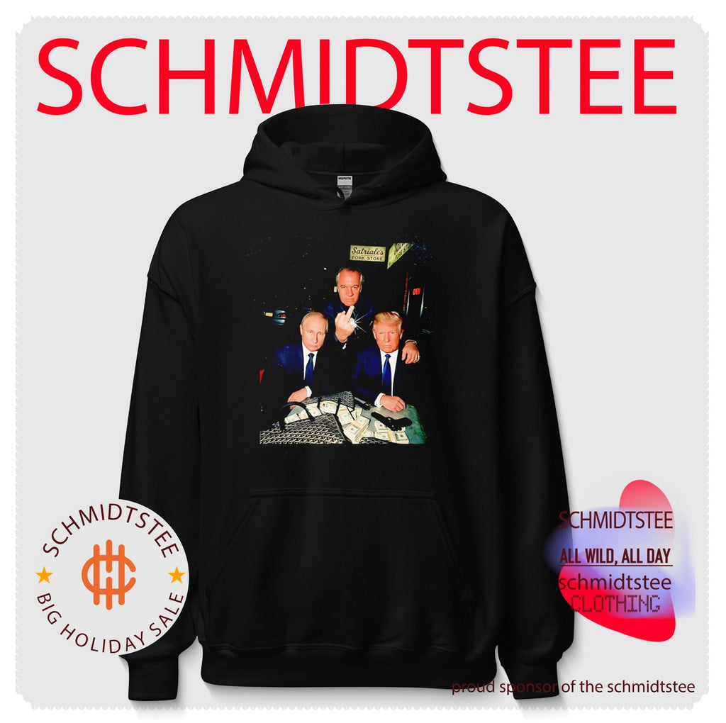 Tony Soprano Vladimir Putin and Donald Trump middle finger shirt