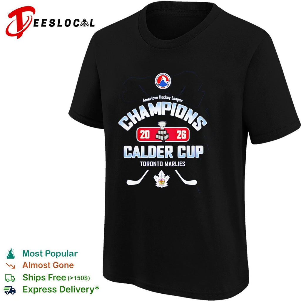 Toronto Marlies American Hockey League 2026 Cup Champions shirt