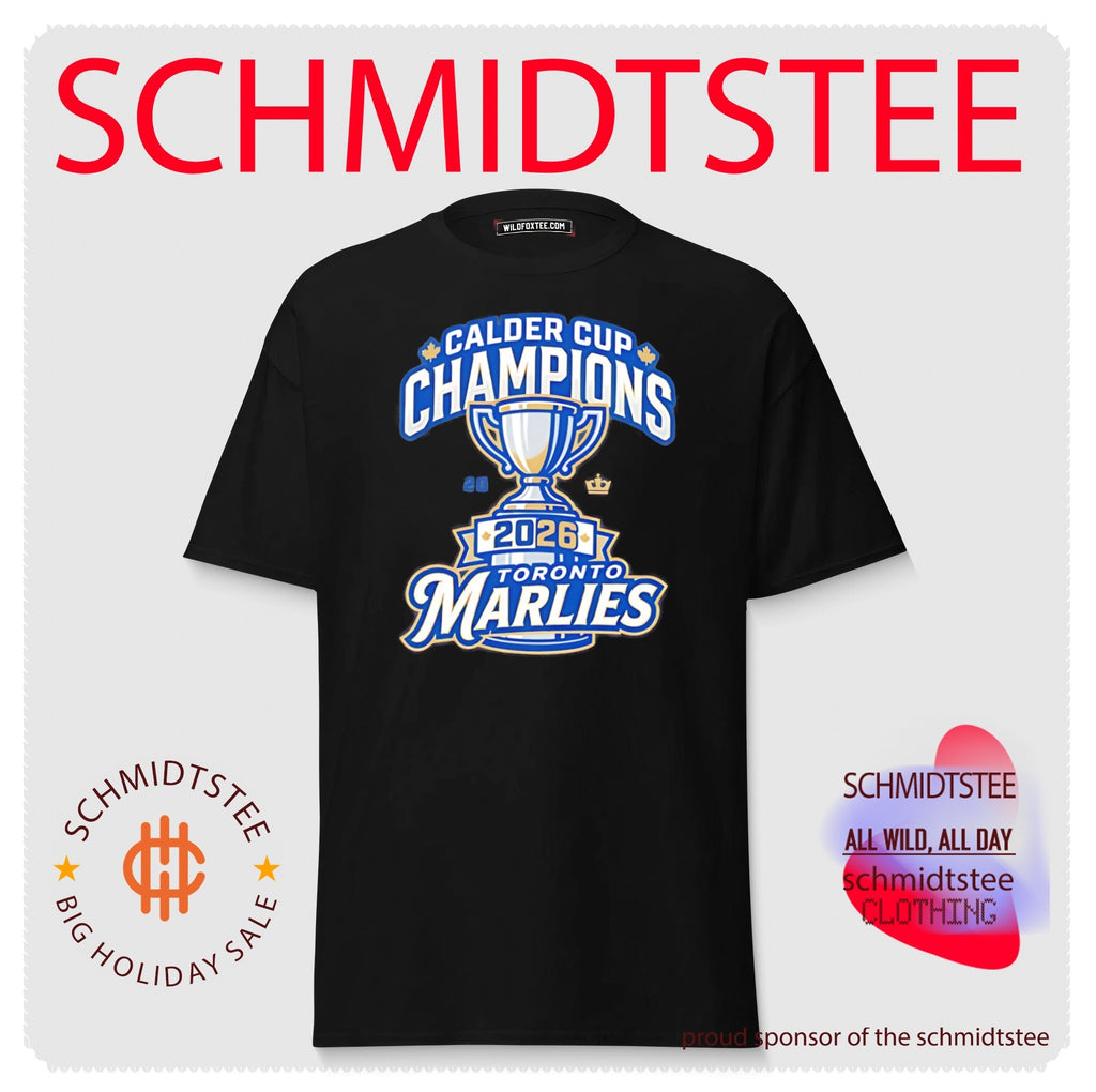 Toronto Marlies Calder Cup Champions 2026 trophy graphic shirt