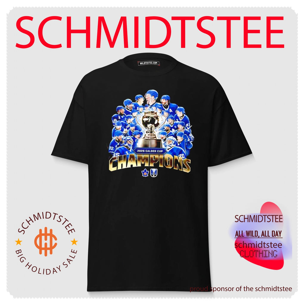 Toronto Marlies x Calder Cup Champions 2026 graphic trophy shirt