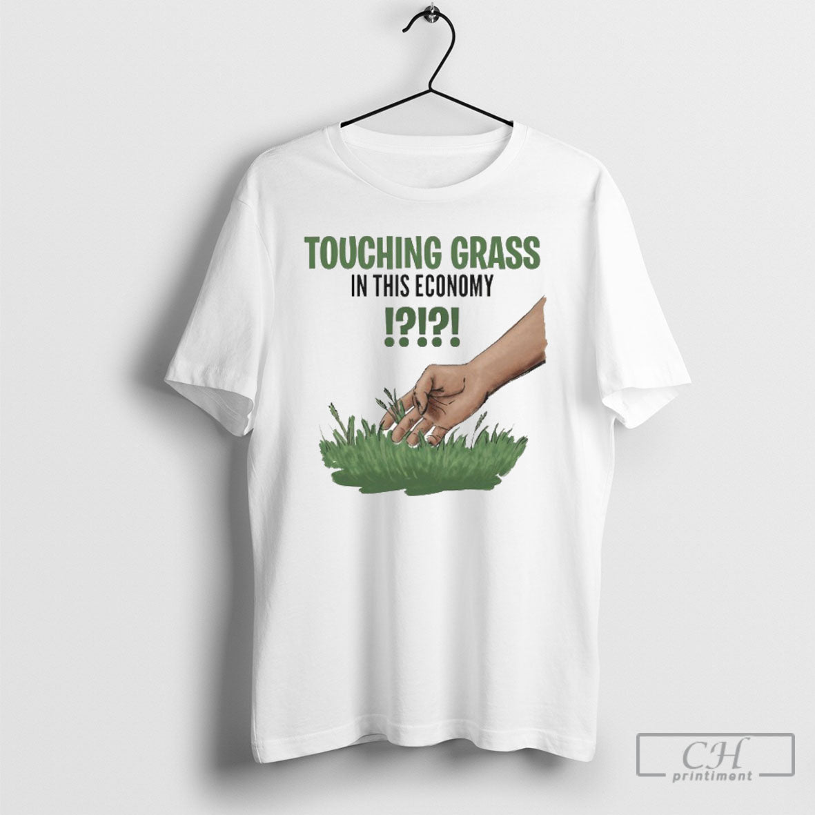 Touching Grass In This Economy Hands