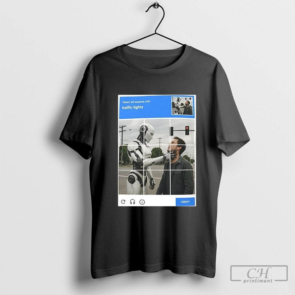 Traffic Lights Captcha Shirt Sweater