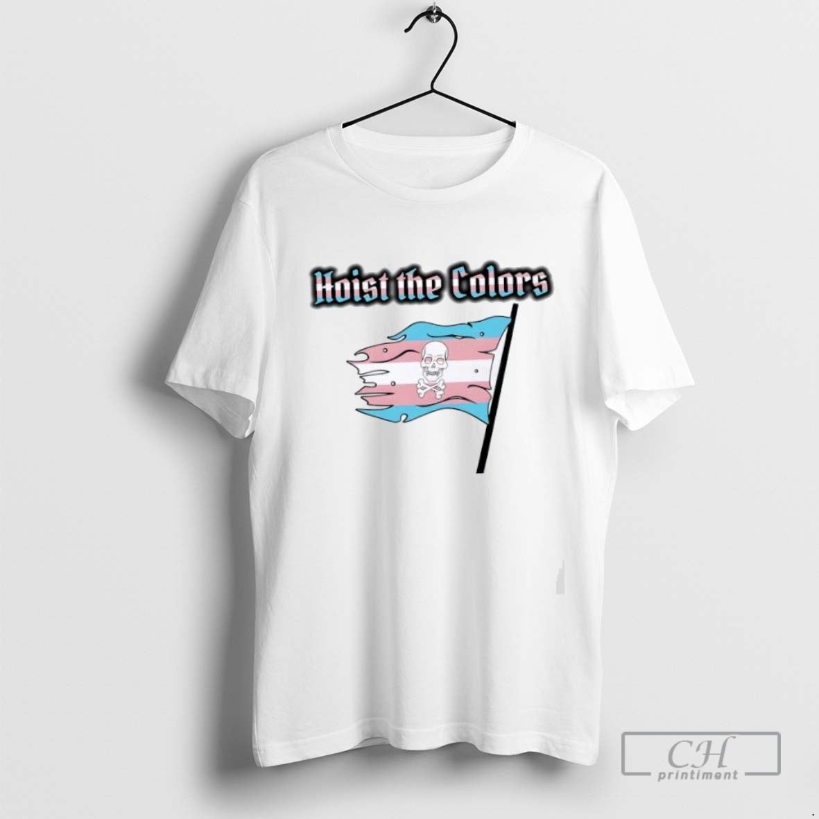 Trans Hoist The Colors Pirate Flag