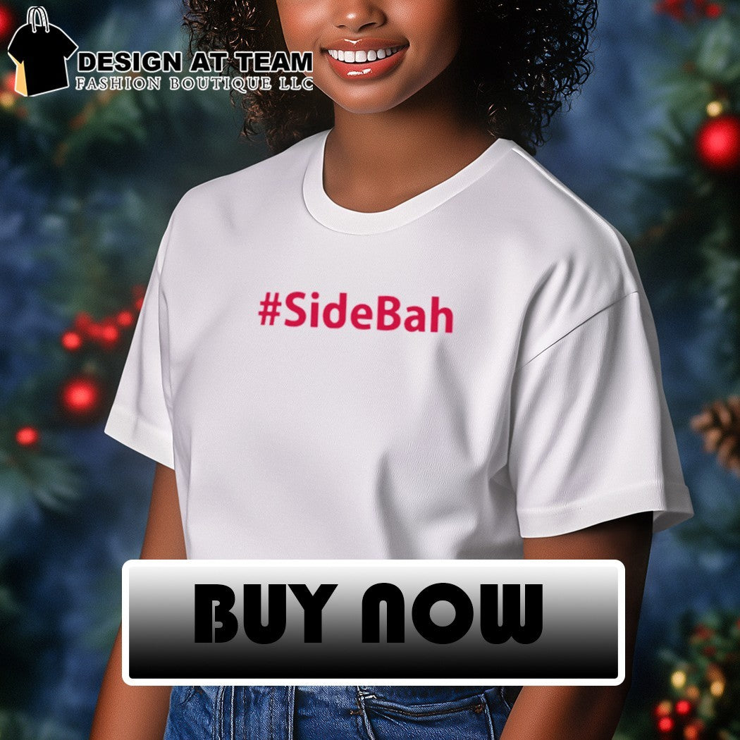 Trending Sidebah pink text shirt