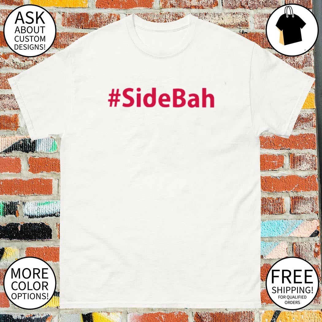 Trending Sidebah pink text shirt