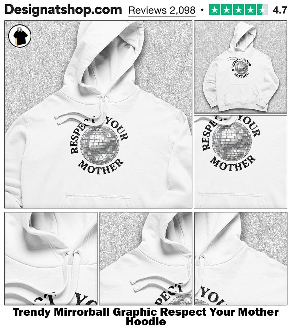 Trendy Mirrorball Graphic Respect Your Mother shirt