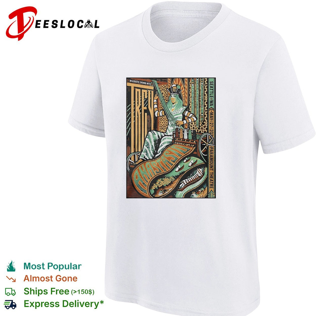 Trey Anastasio May 27 2026 in Seattle Wa shirt