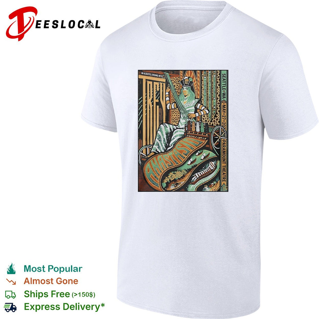 Trey Anastasio May 27 2026 in Seattle Wa shirt