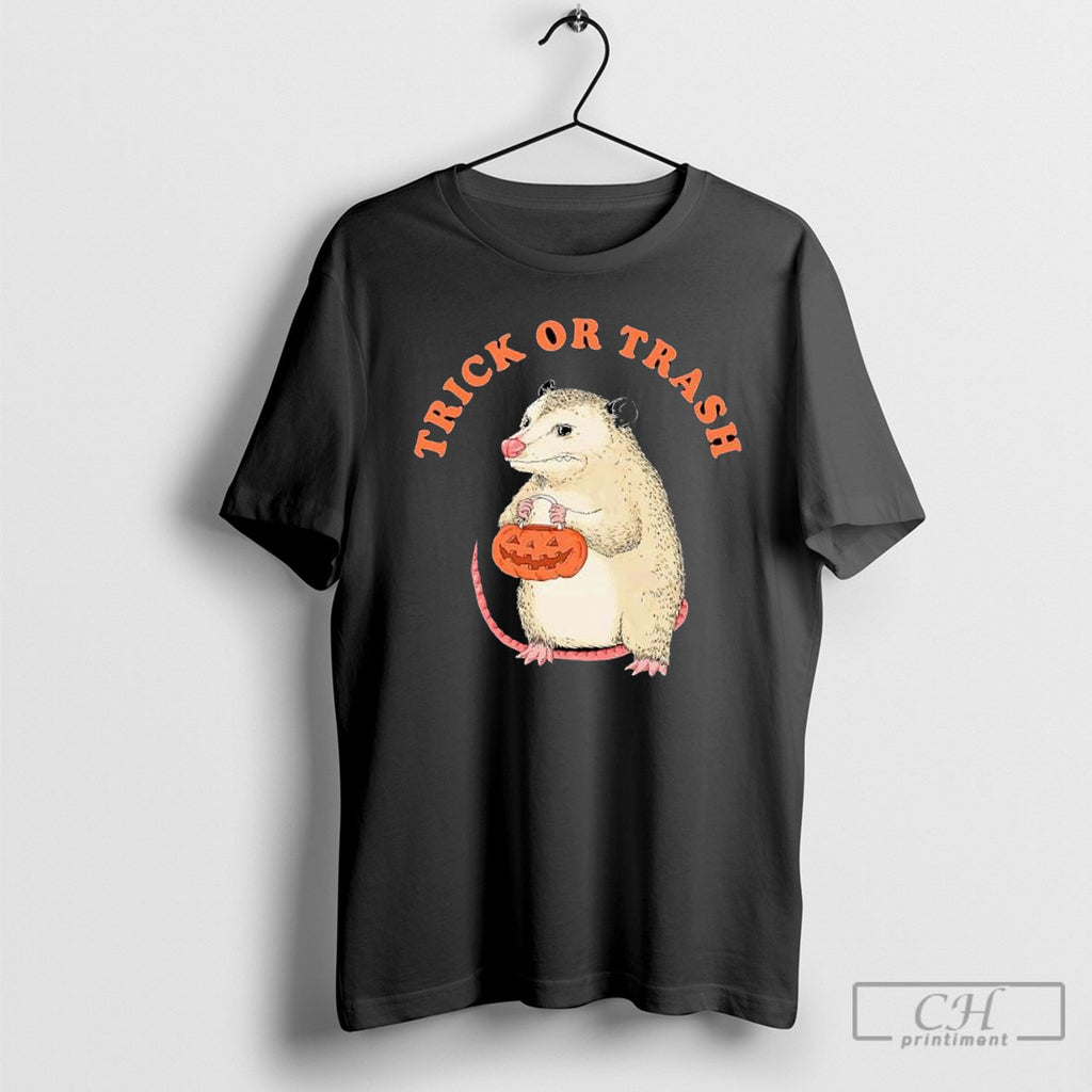 Trick Or Trash Rat Halloween Shirt Sweater