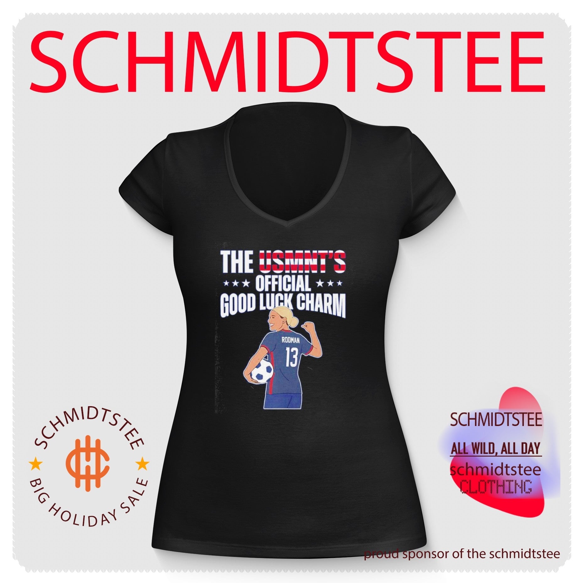 Trinity Rodman USMNT Good Luck Charm shirt