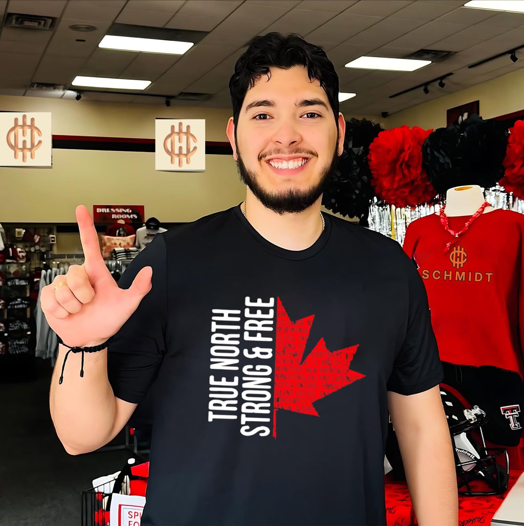 True North Strong and Free Men’s Patriotic Canada
