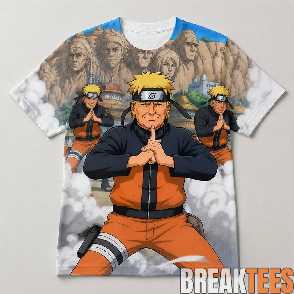 Trump Naruto 2026 Special 3D Shirt