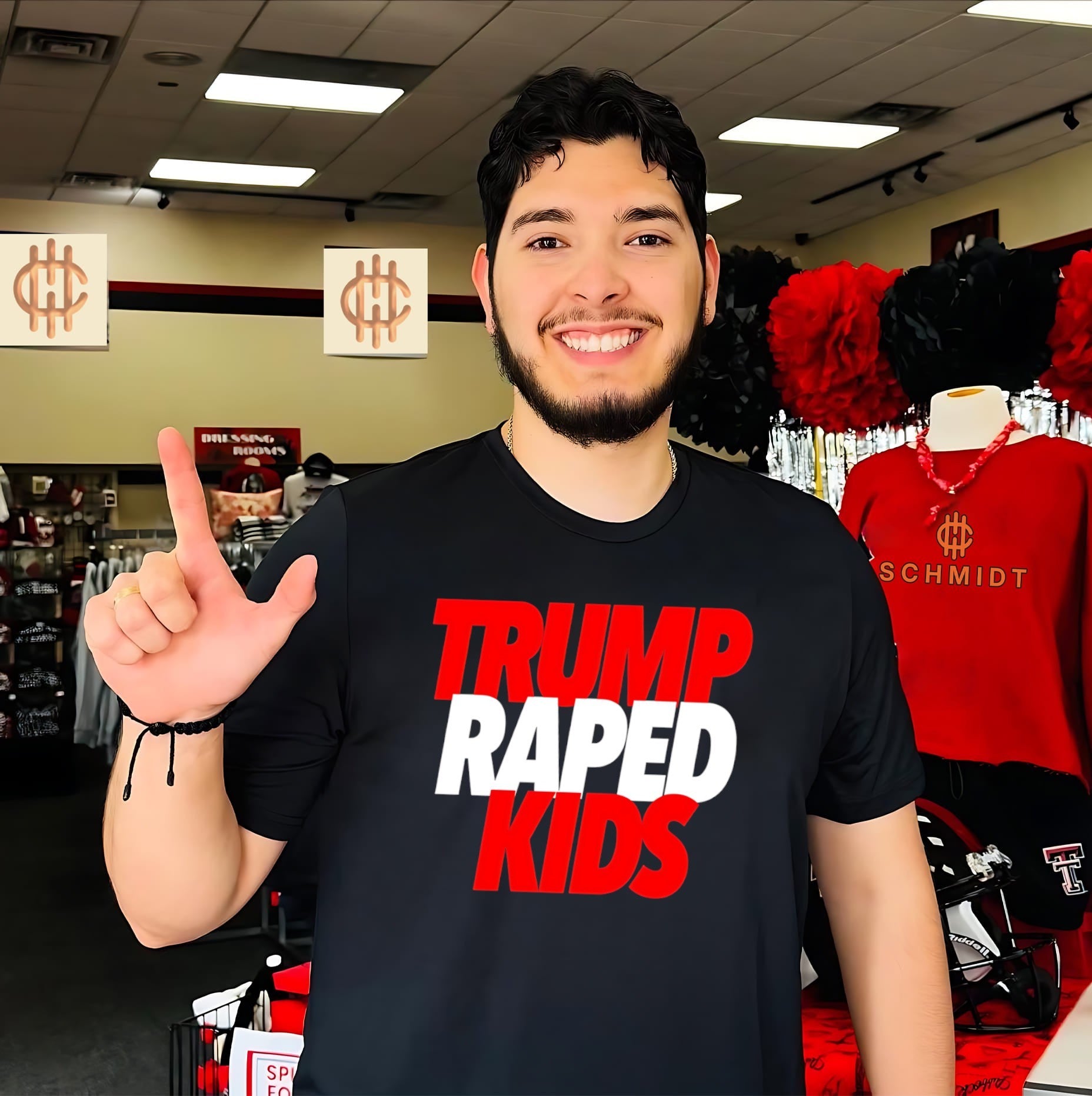 Trump raped kids shirt