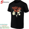 Twenty One Pilots band portrait and logo shirt