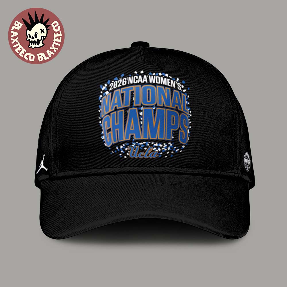 UCLA Bruins Women’s Basketball 2026 NCAA National Champions Jordan Brand Confetti Cap Hat Snapback