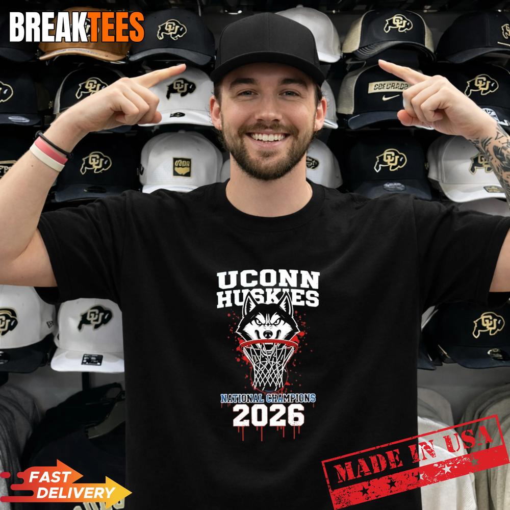 UConn Huskies National Champions 2026 Basketball T-Shirt