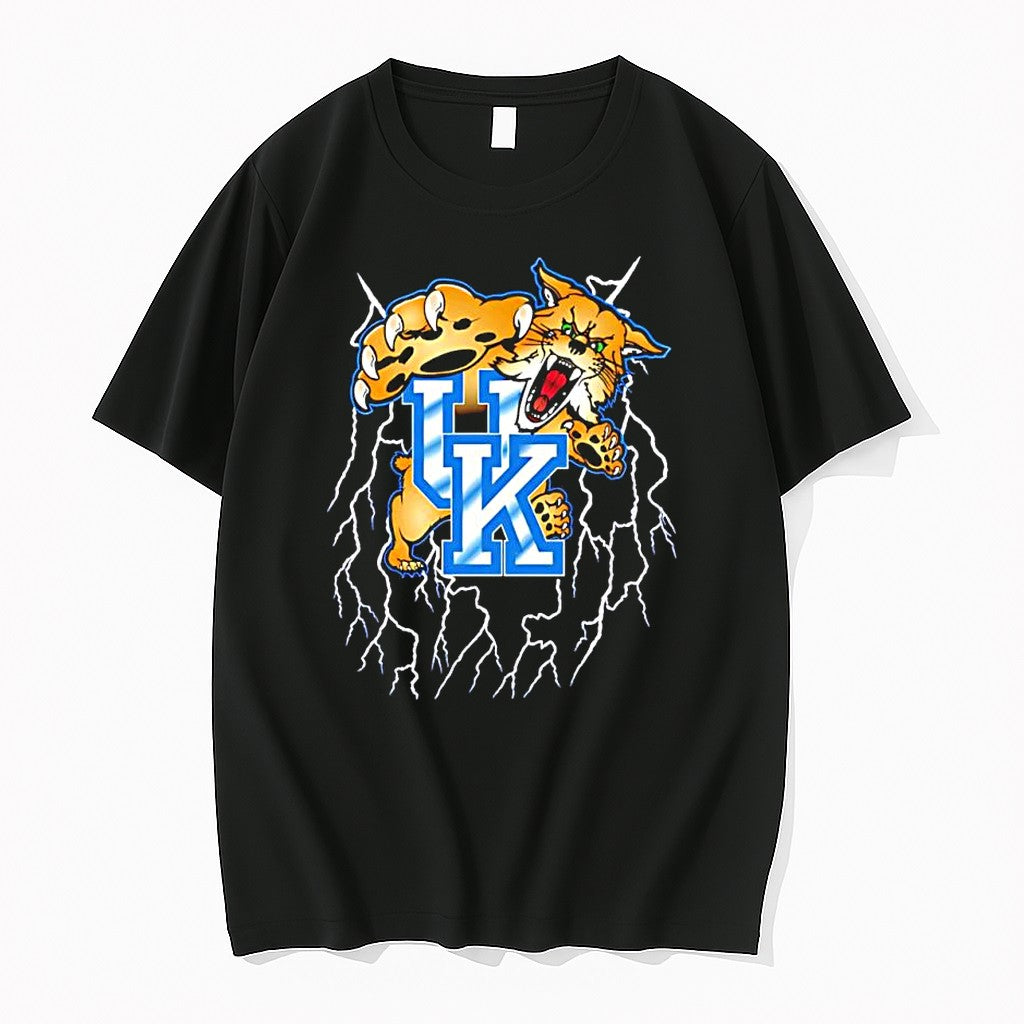 Uk Wildcat Ncaa Roaring Lightning Claws Tshirts Sweater Hoodie Jpg