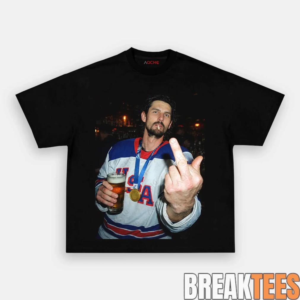 USA Hockey CONNOR Champion Middle Finger Shirt