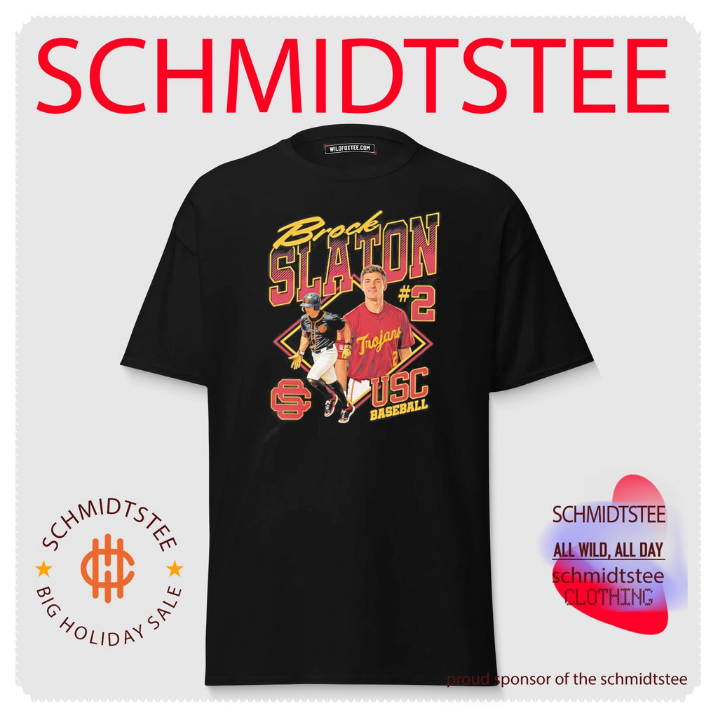 USC Trojan baseball Brock Slaton portrait shirt