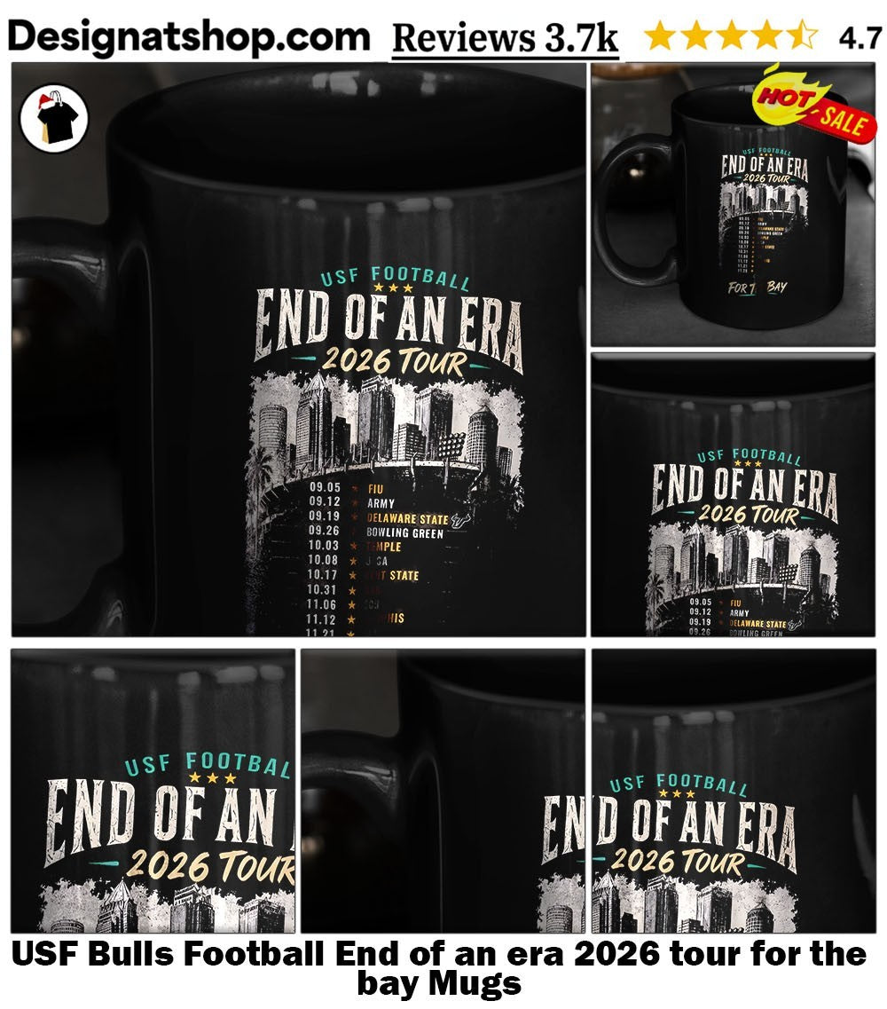 USF Bulls Football End of an era 2026 tour for the bay shirt