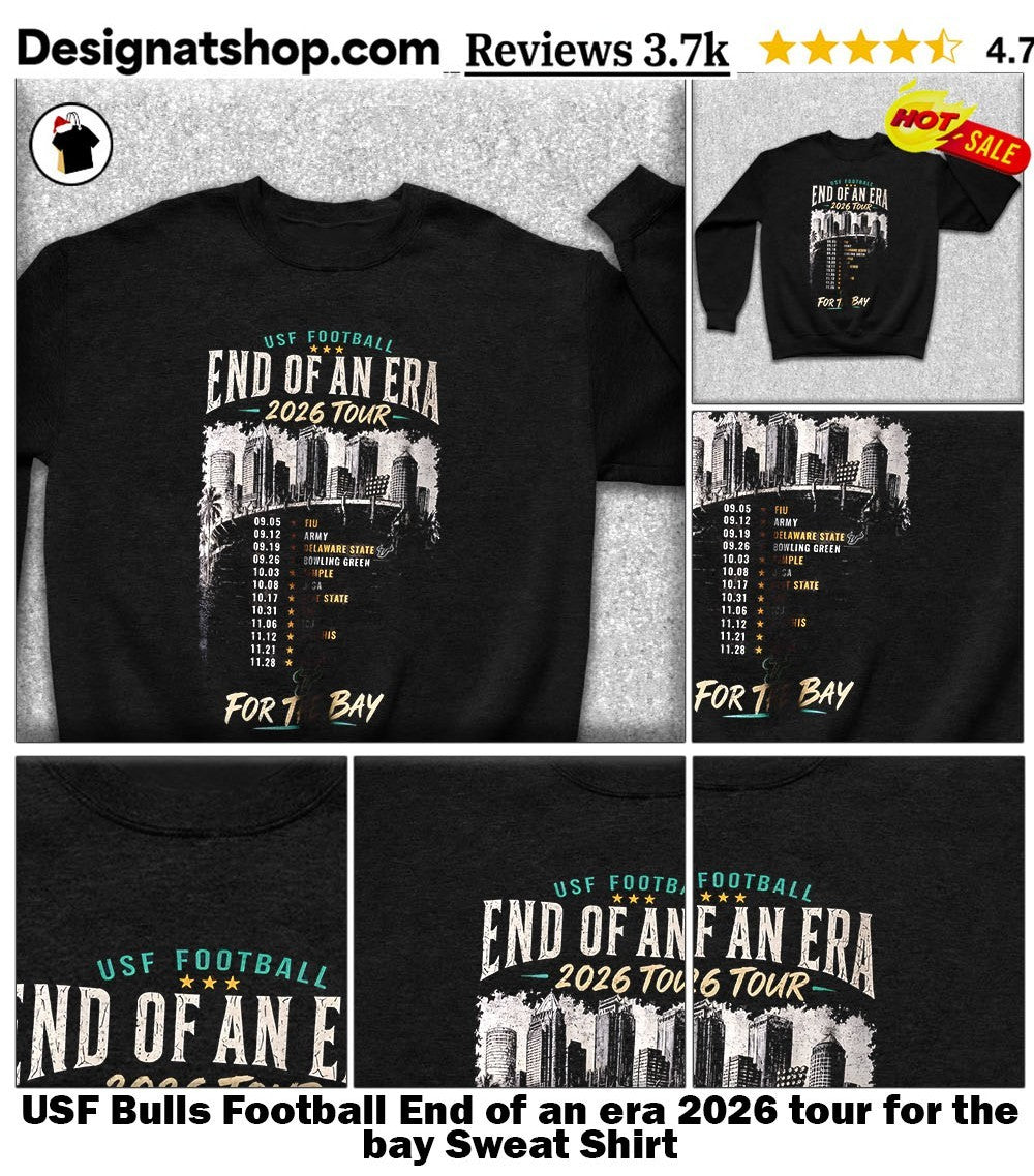 USF Bulls Football End of an era 2026 tour for the bay shirt