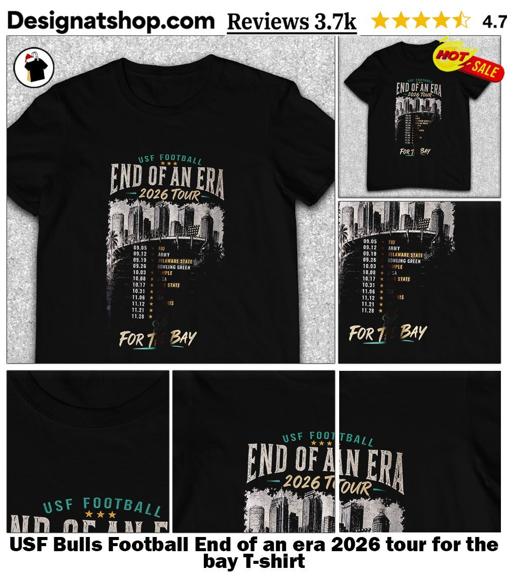 USF Bulls Football End of an era 2026 tour for the bay shirt