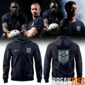 US Soccer 2026 Stripes Match Black Hoodie