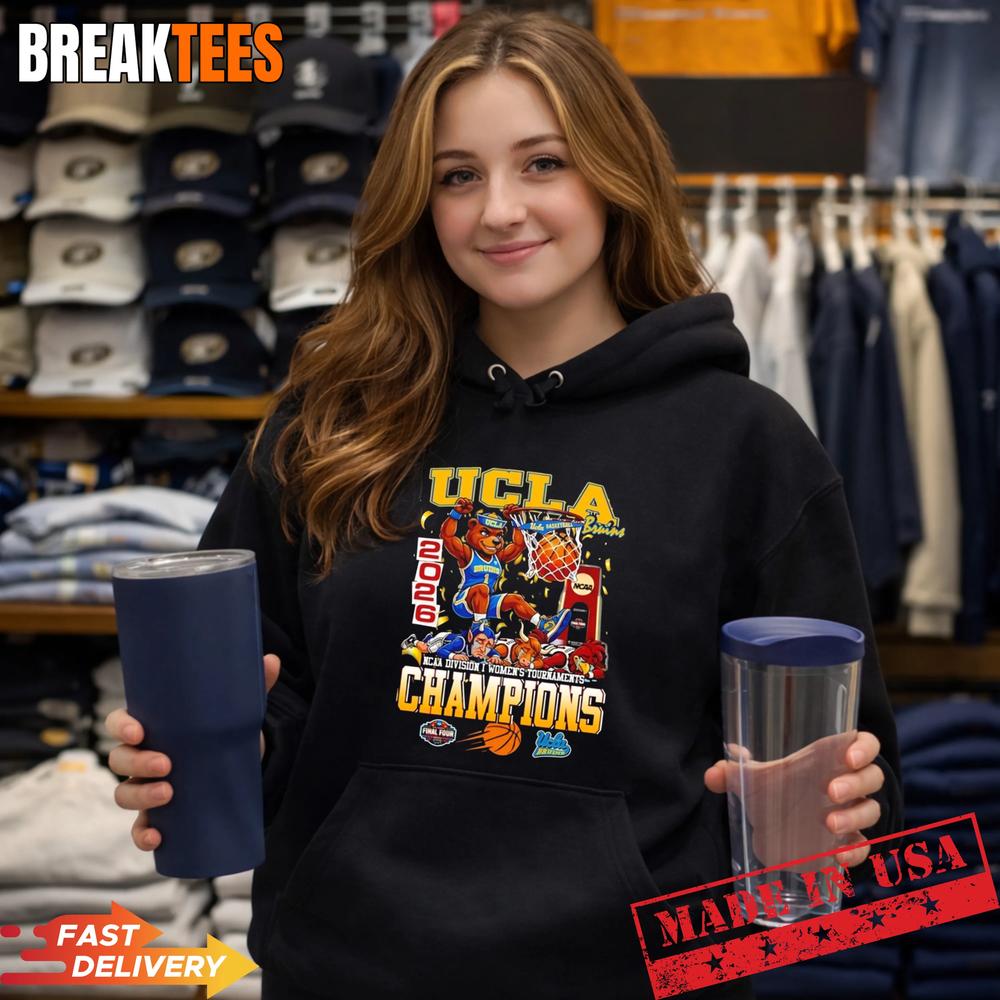 Ucla Bruins Women’s Basketball National Champions 2026 beat Everybody mascot T-Shirt