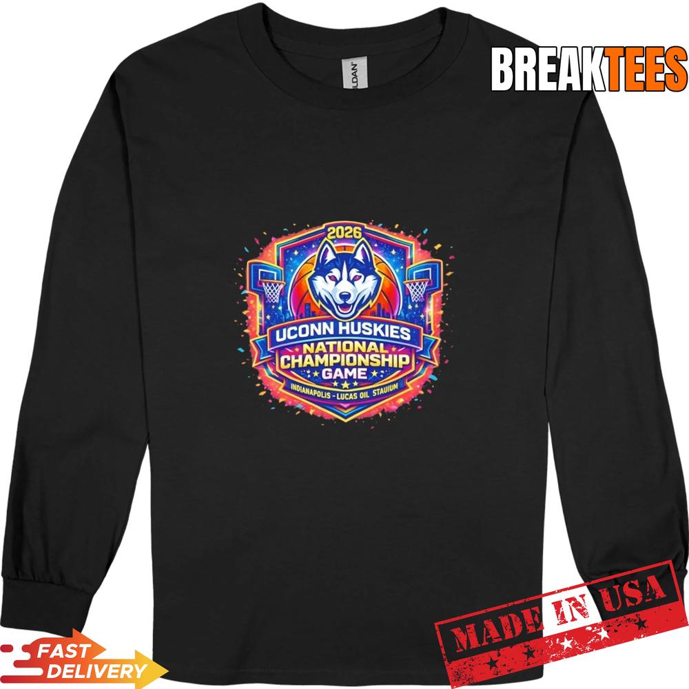 Uconn Huskies National Championship Game Lucas Oil Stadium vintage 2026 T-Shirt