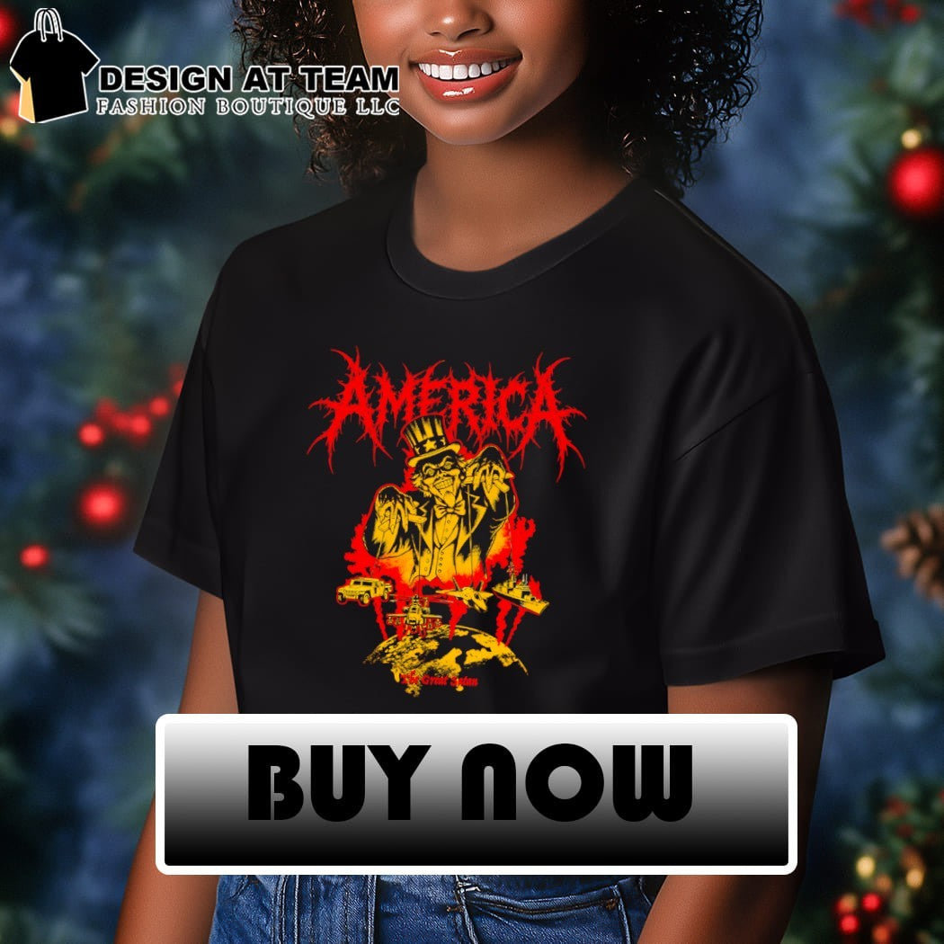Uncle Sam Puppet Master Military Vehicles Global Domination America The Great Satan Shirt