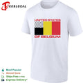 United States of Belgium flag shirt