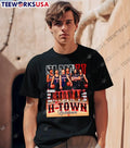 University of Houston Joseph Tugler Milos Uzan Kingston Flemings basketball player H-Town Lockdown shirt