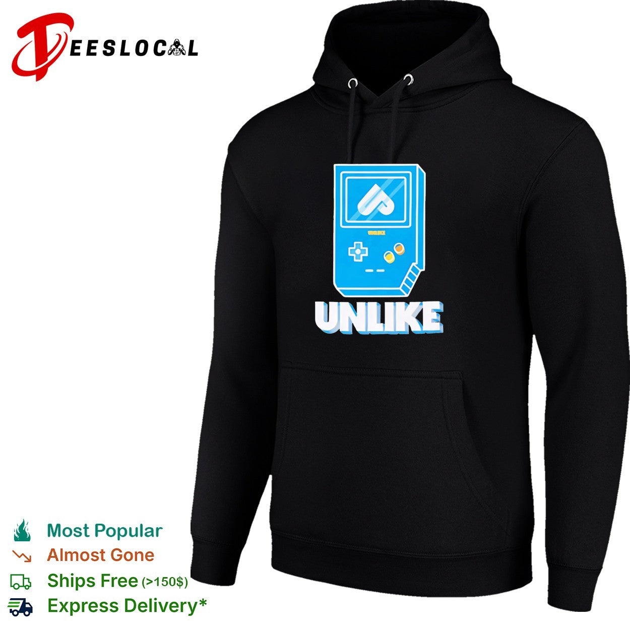 Unlike game console parody shirt