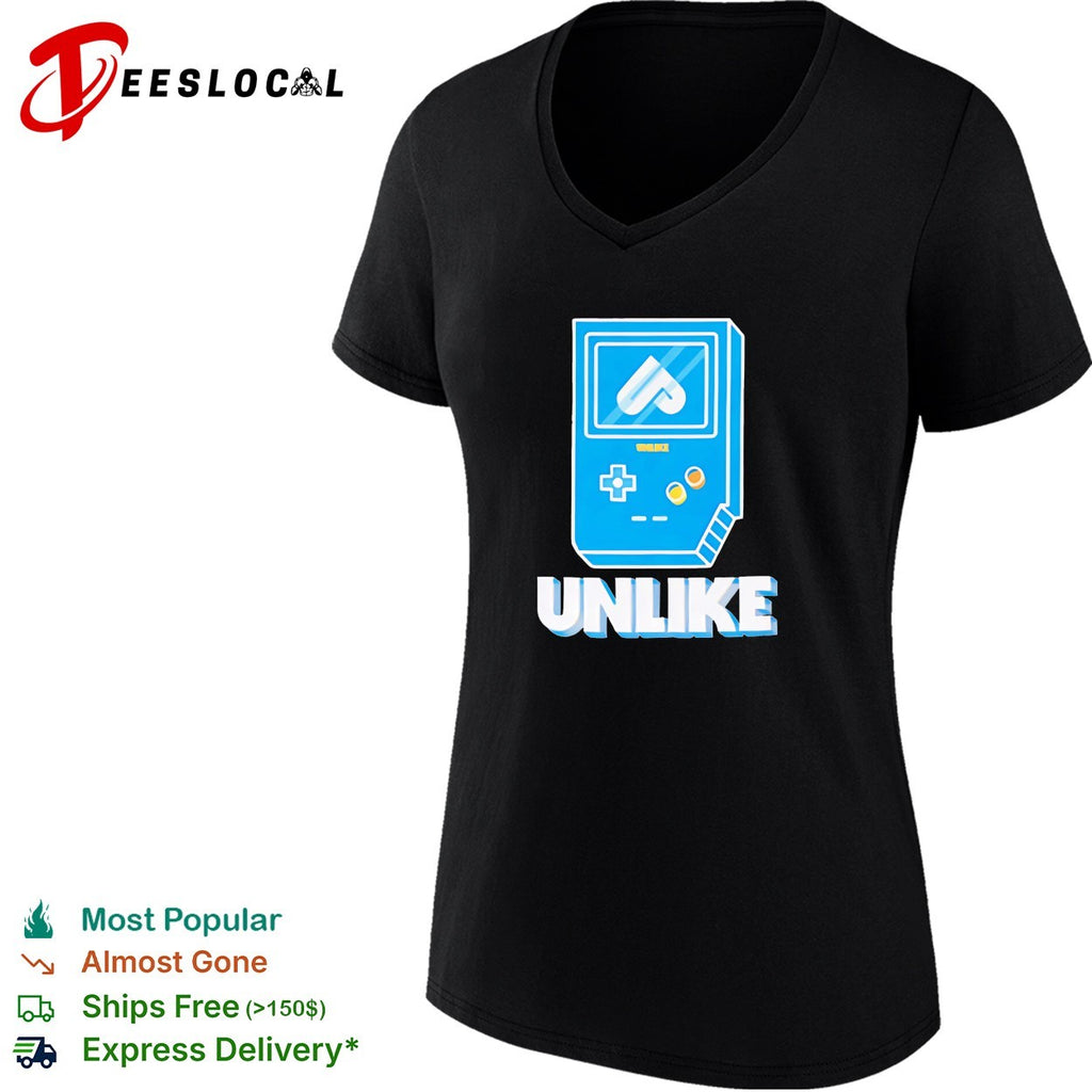 Unlike game console parody shirt