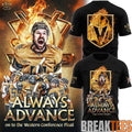 Vegas Golden Knights ‘Forged in Gold’ Playoffs 2026 T-Shirt