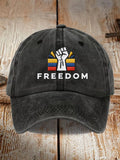 Venezuela Freedom Raised Fist Hat