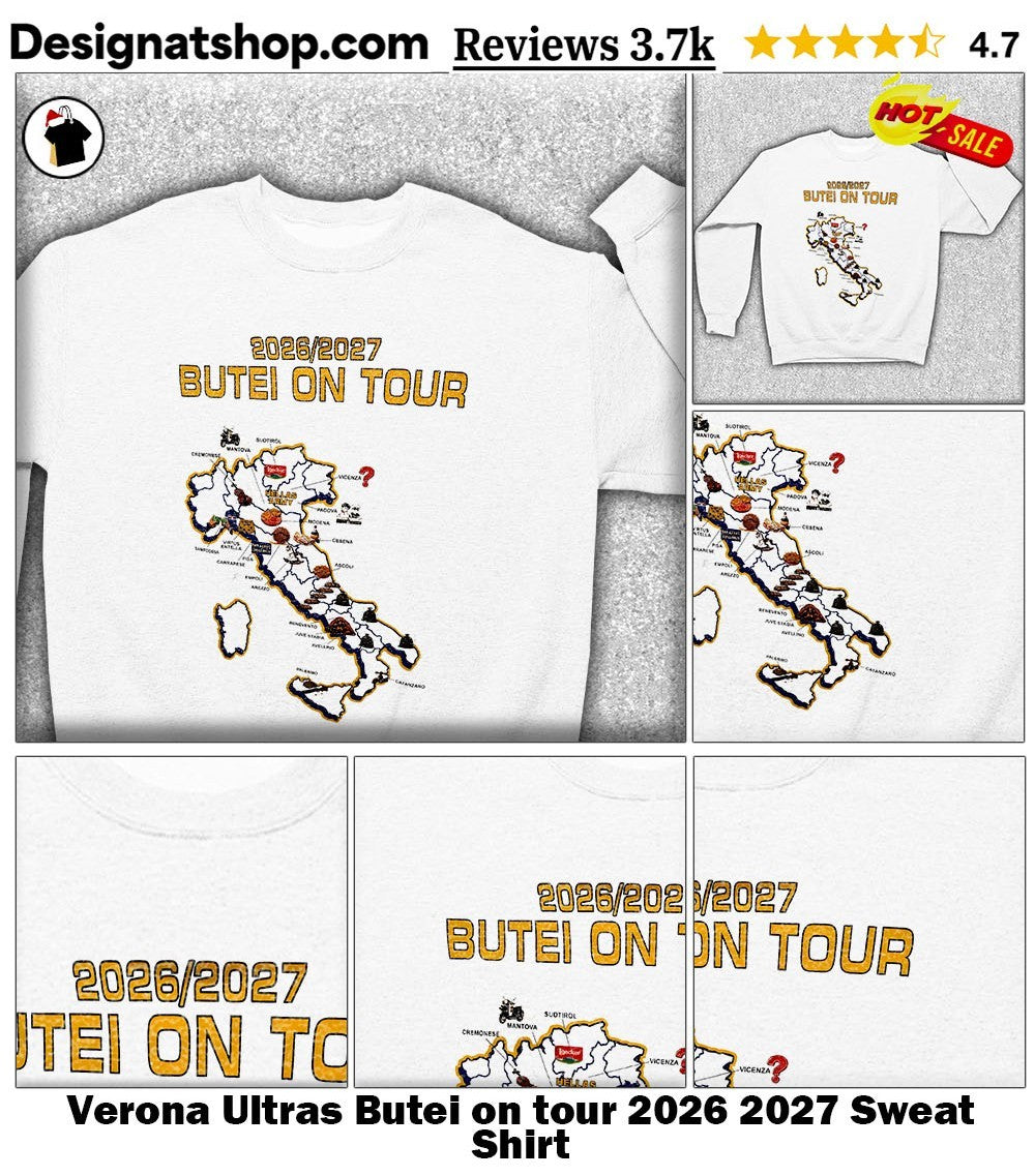 Verona Ultras Butei on tour 2026 2027 shirt