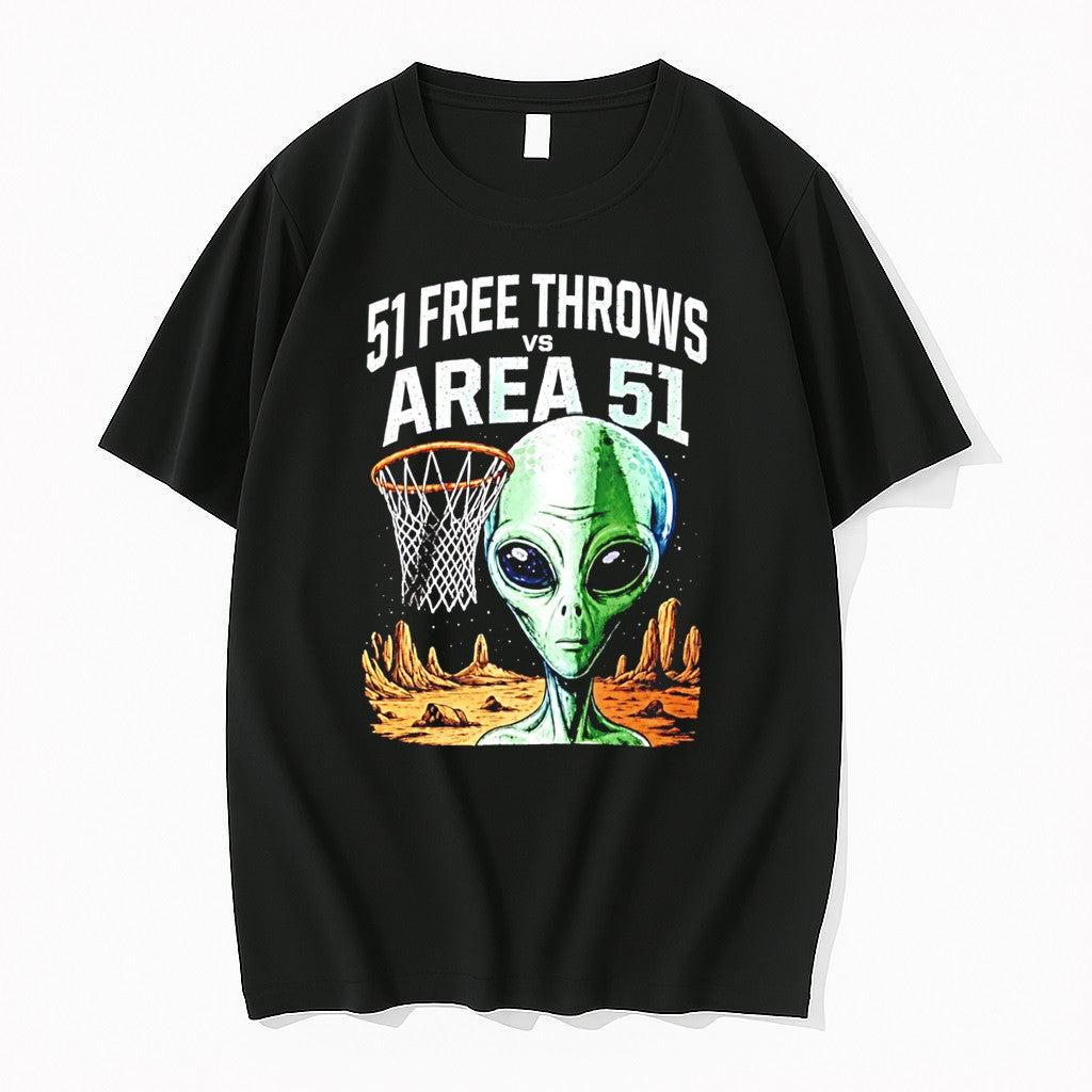 Victor Wembanyama San Antonio Spurs Alien 51 Free Throws Vs Area 51 Tee Tshirts Sweater