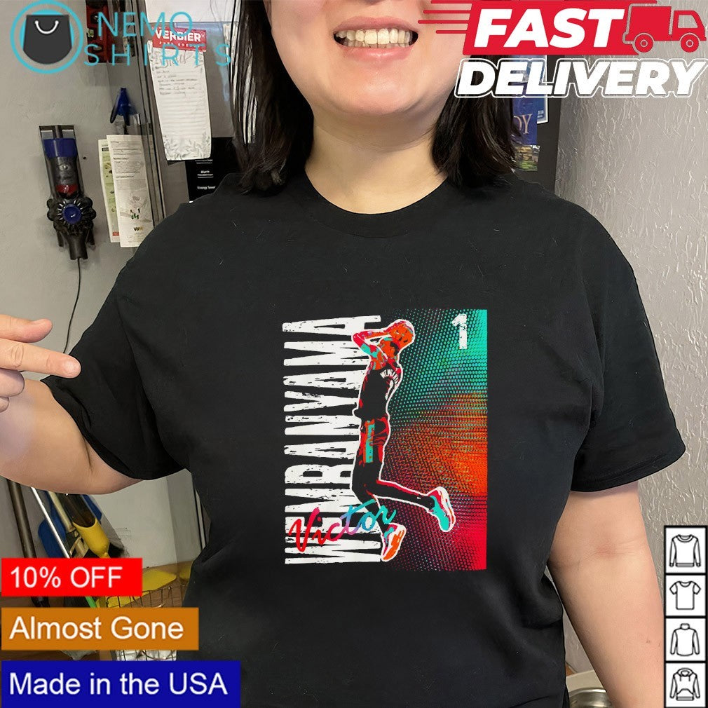 Victor Wembanyama to the victor goes the spoils shirt