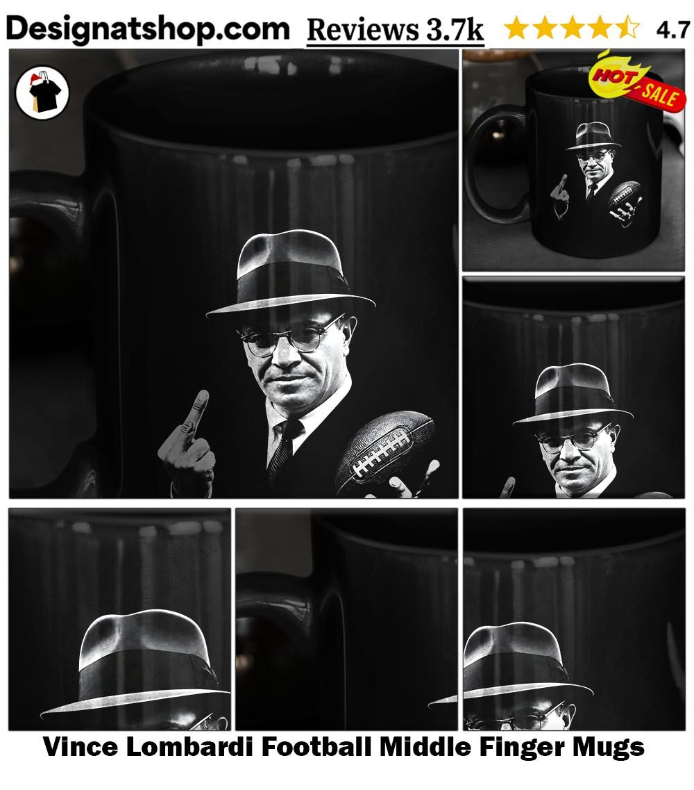 Vince Lombardi Football Middle Finger shirt