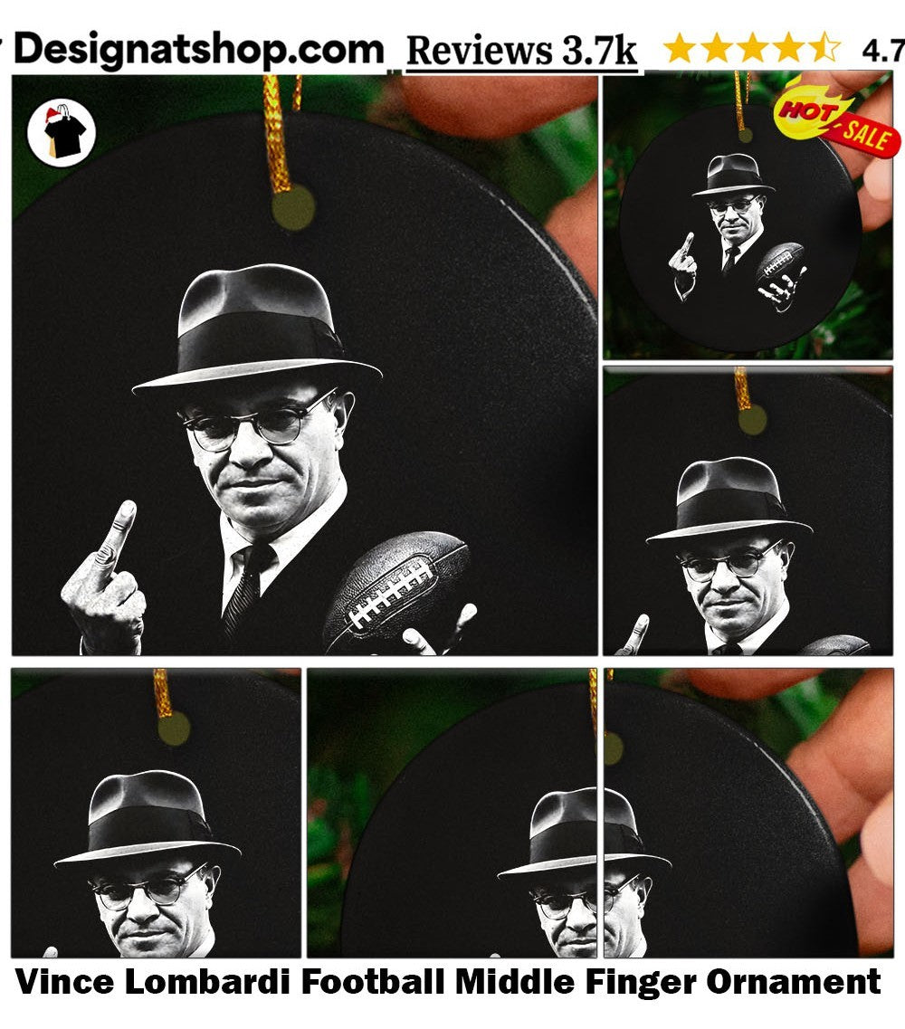 Vince Lombardi Football Middle Finger shirt