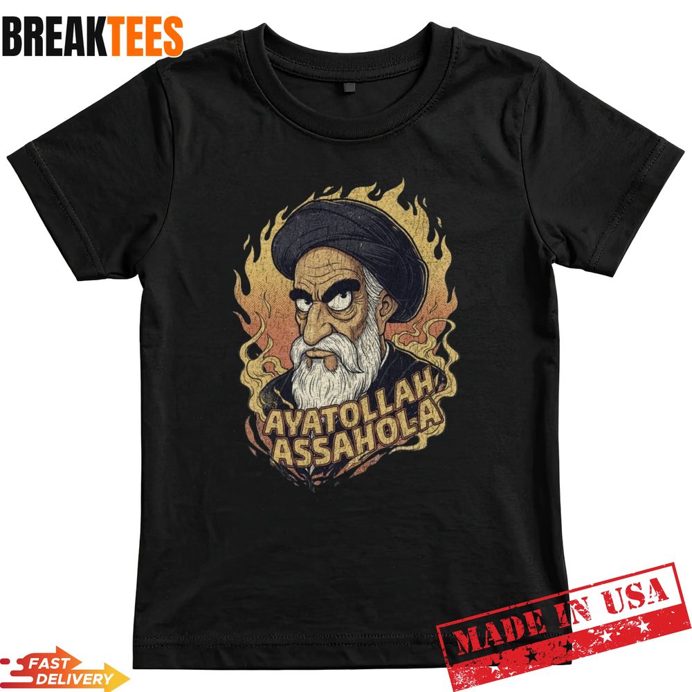 Vintage Ayatollah Assaholla Simpsons T-Shirt
