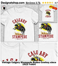 Vintage Calgary Stampede Rodeo Cowboy since 1912 shirt
