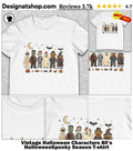 Vintage Halloween Characters 80’s HalloweenSpooky Season shirt
