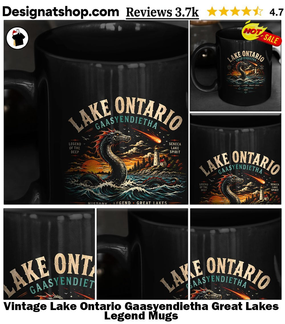 Vintage Lake Ontario Gaasyendietha Great Lakes Legend shirt