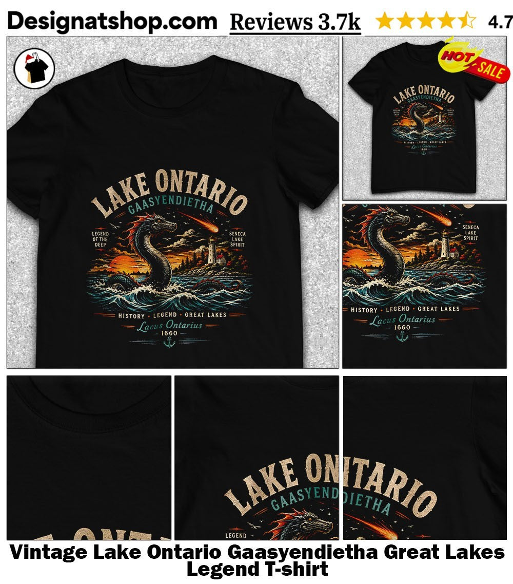 Vintage Lake Ontario Gaasyendietha Great Lakes Legend shirt