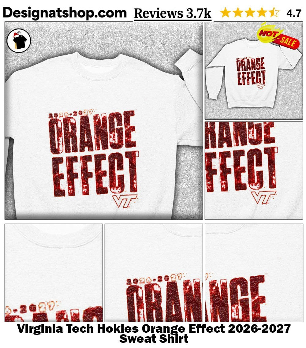Virginia Tech Hokies Orange Effect 2026-2027 shirt